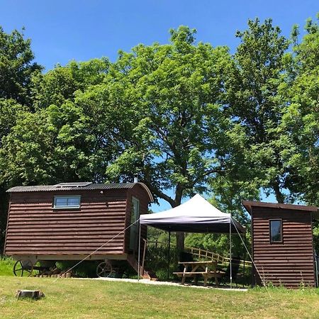 The Shepherds Hut At The Shippen, Tiphayes ホニートン エクステリア 写真