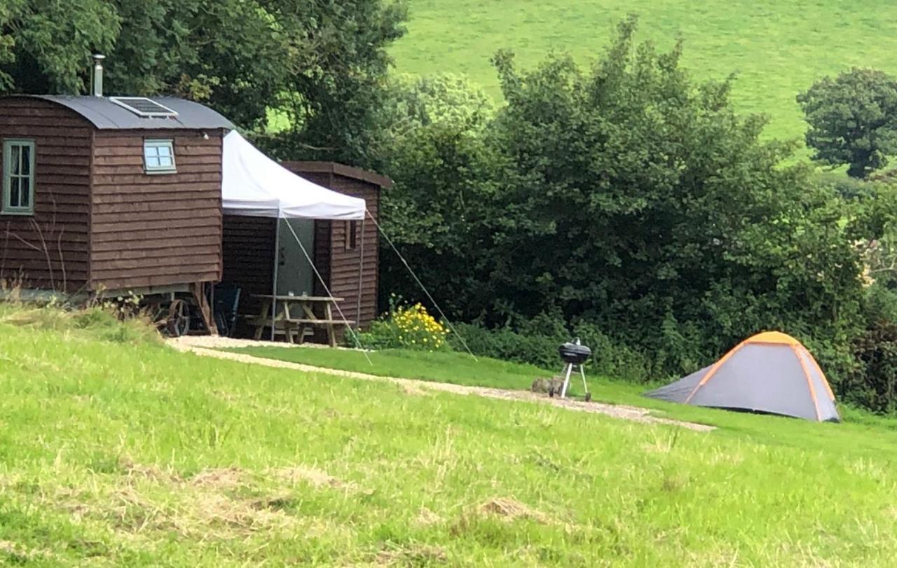 The Shepherds Hut At The Shippen, Tiphayes ホニートン エクステリア 写真